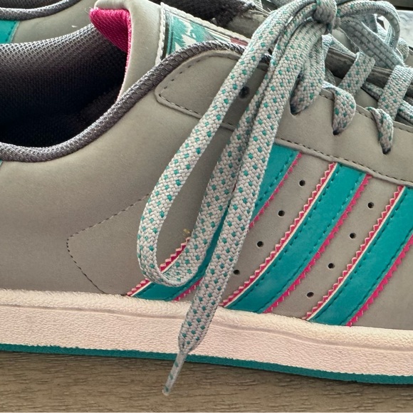 NEW Adidas Superstar Clam Shell Toe Gray Teal Pink Sz 11 D74369 2013 NWOB - Picture 3 of 10